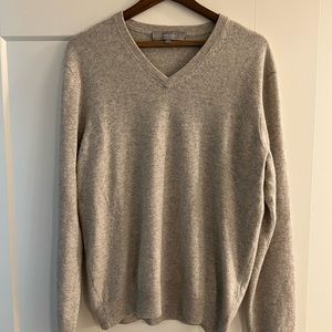Mens Neiman Marcus V Neck Cashmere Sweater